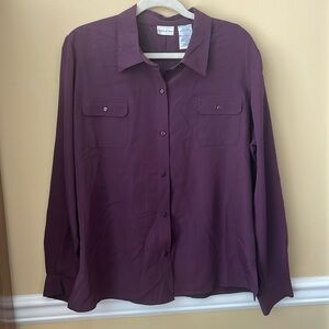 White Stag XL purple button up